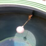 屋上貯水タンクボールタップ交換後