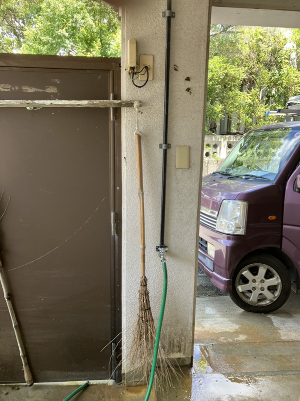 屋外単水栓（蛇口）の増設