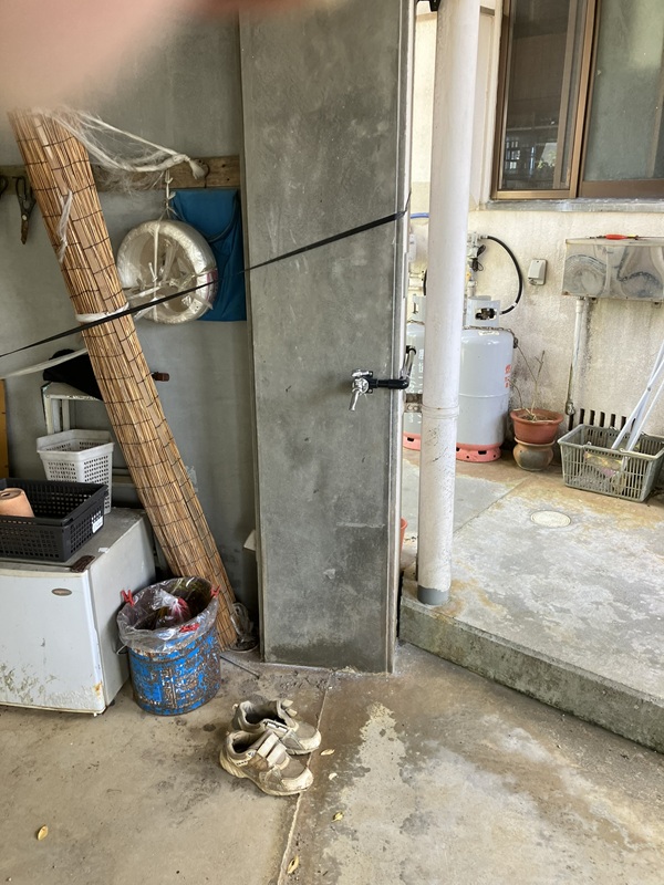 屋外単水栓（蛇口）の増設