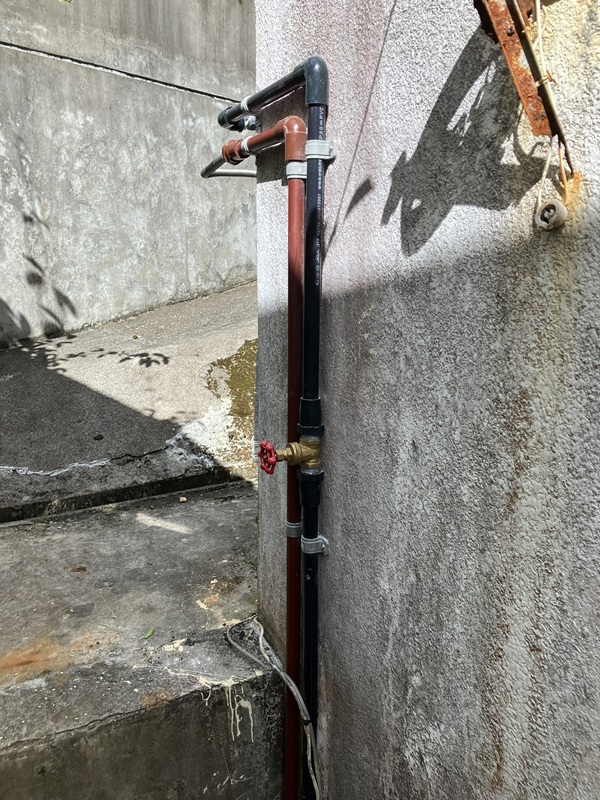 給湯パイプ取り換え後