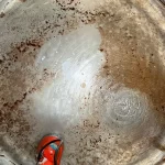 屋上貯水タンク清掃前